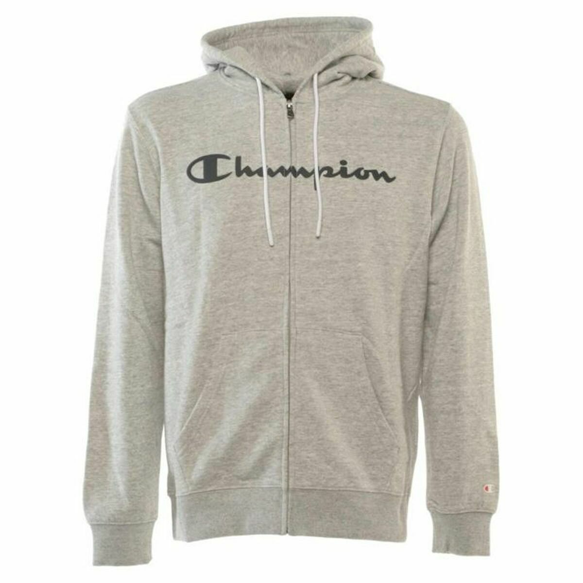 Herren Sweater mit Kapuze Champion Hooded Full Zip Grau - AWK Flagship