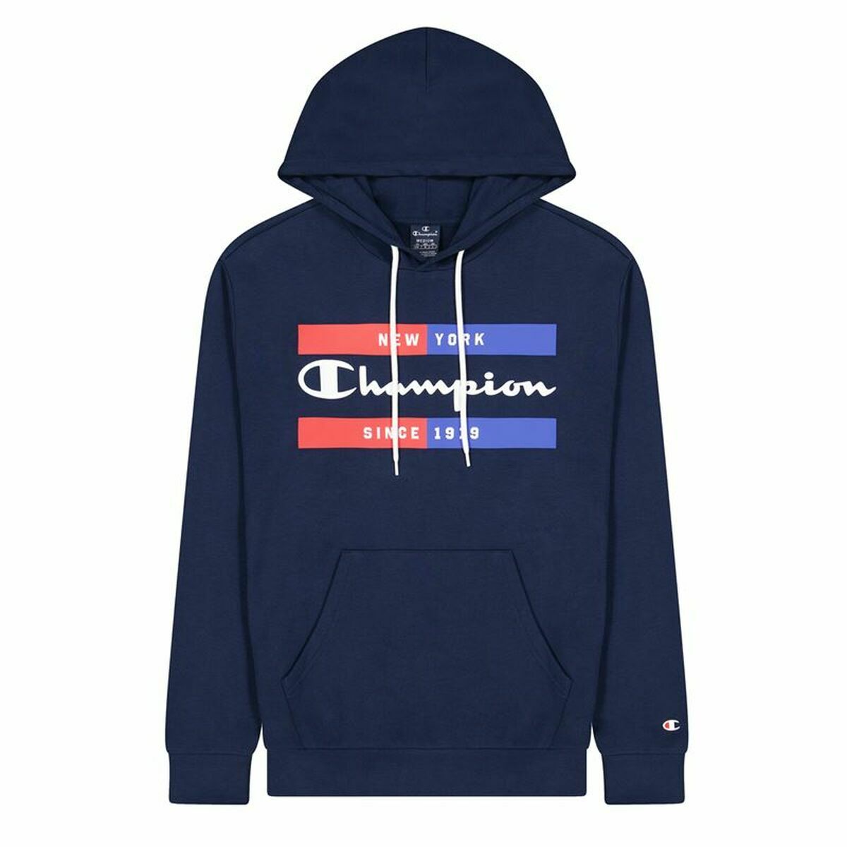 Herren Sweater mit Kapuze Champion New York Blau - AWK Flagship