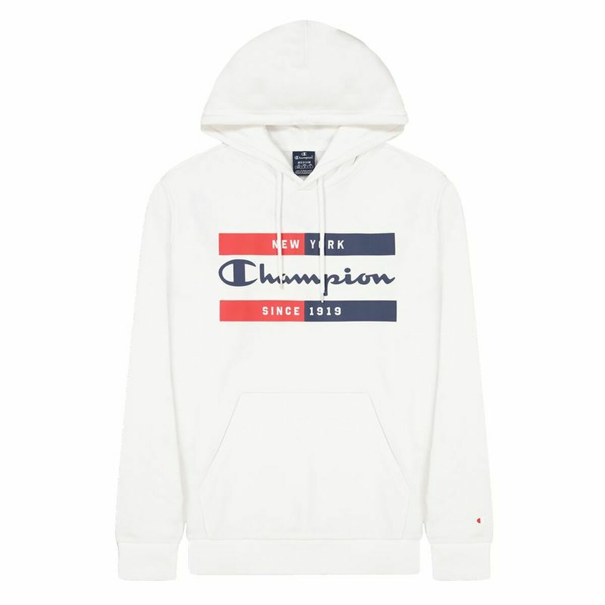 Herren Sweater mit Kapuze Champion New York Weiß - AWK Flagship