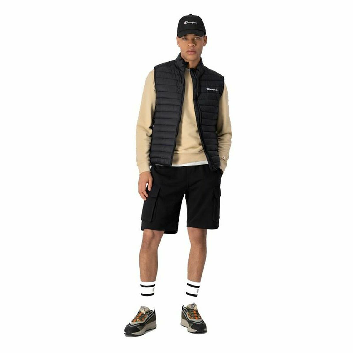 Sport Shorts Champion Cargo  Schwarz - AWK Flagship