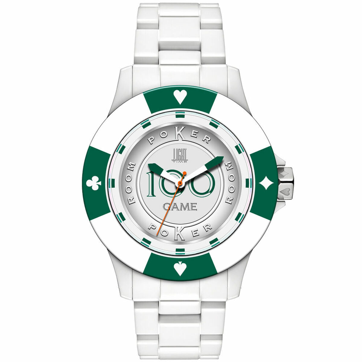 Unisex-Uhr Light Time POKER (Ø 41 mm) - AWK Flagship