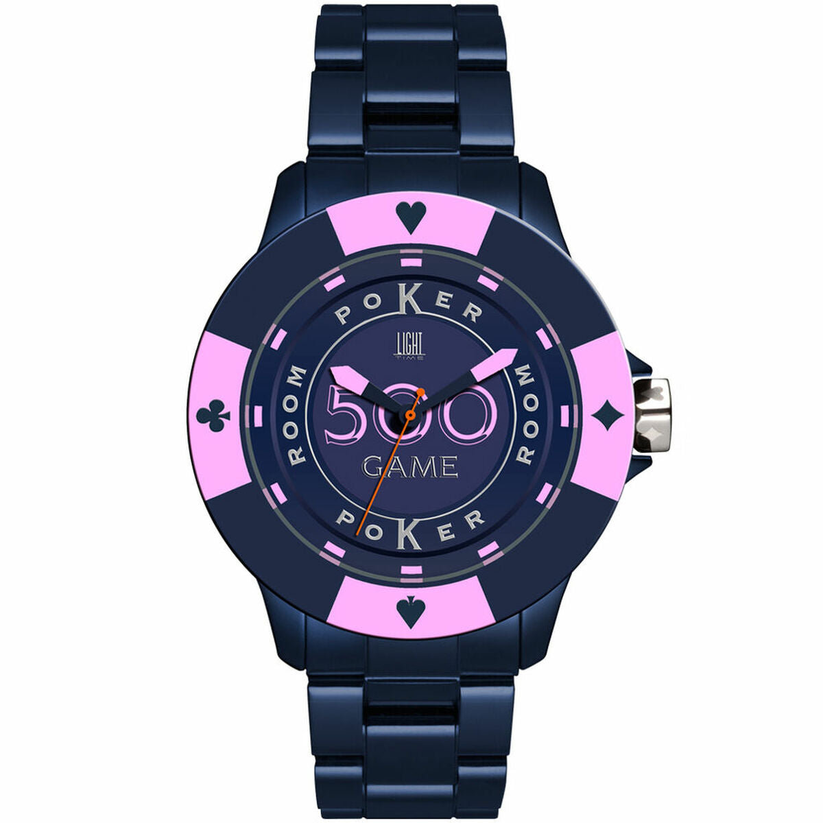 Unisex-Uhr Light Time POKER (Ø 41 mm) - AWK Flagship