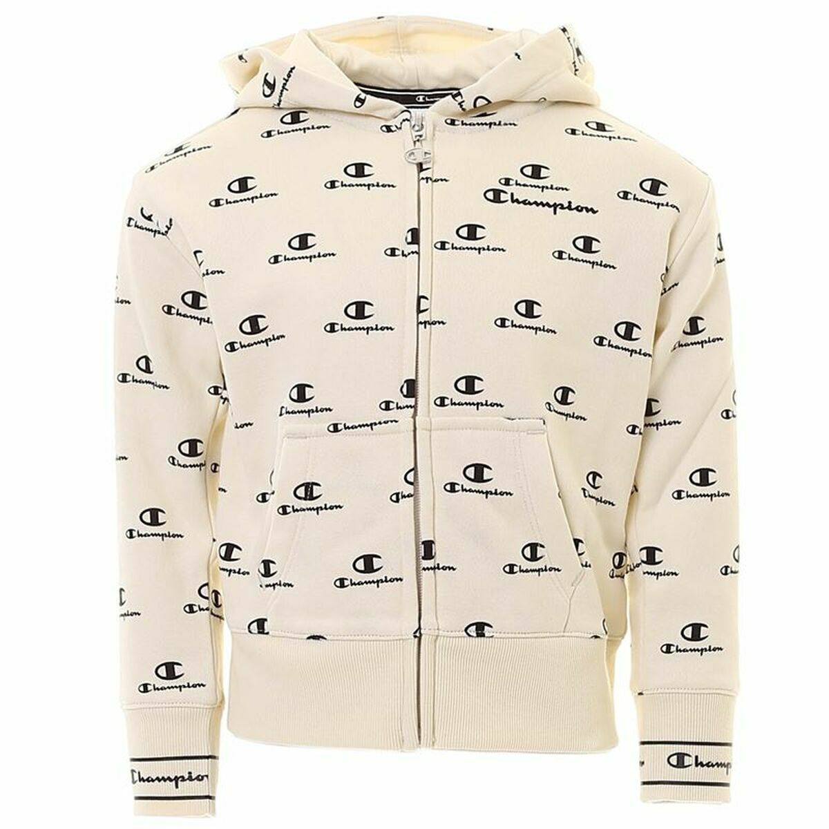 Sportjacke für Frauen Champion Multilogo Beige - AWK Flagship