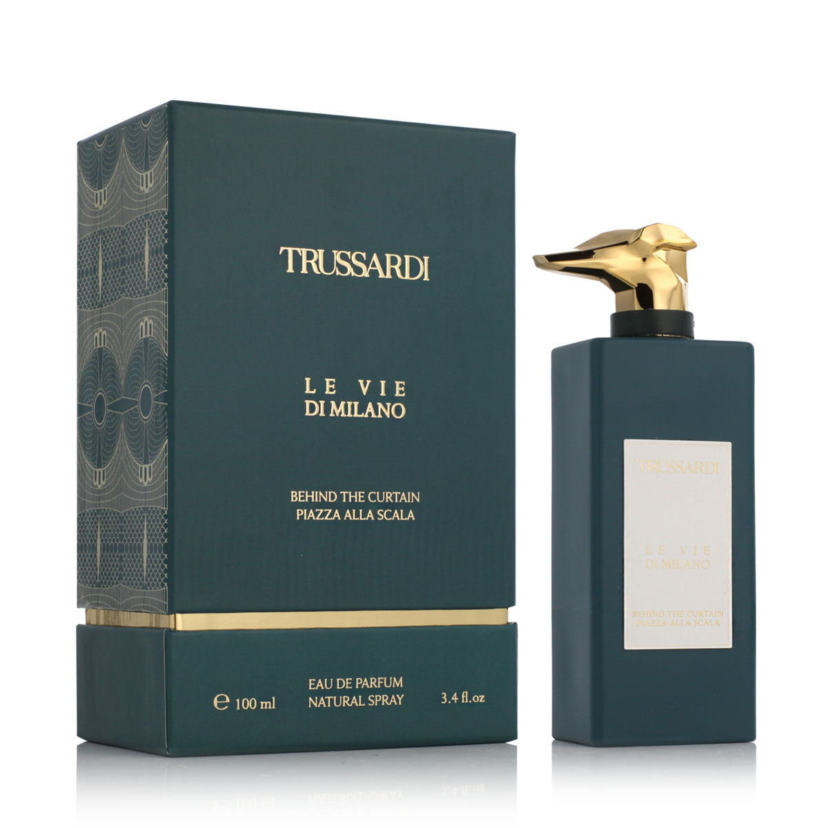 Unisex-Parfüm Trussardi EDP Le Vie Di Milano Behind The Curtain Piazza Alla Scala 100 ml - AWK Flagship