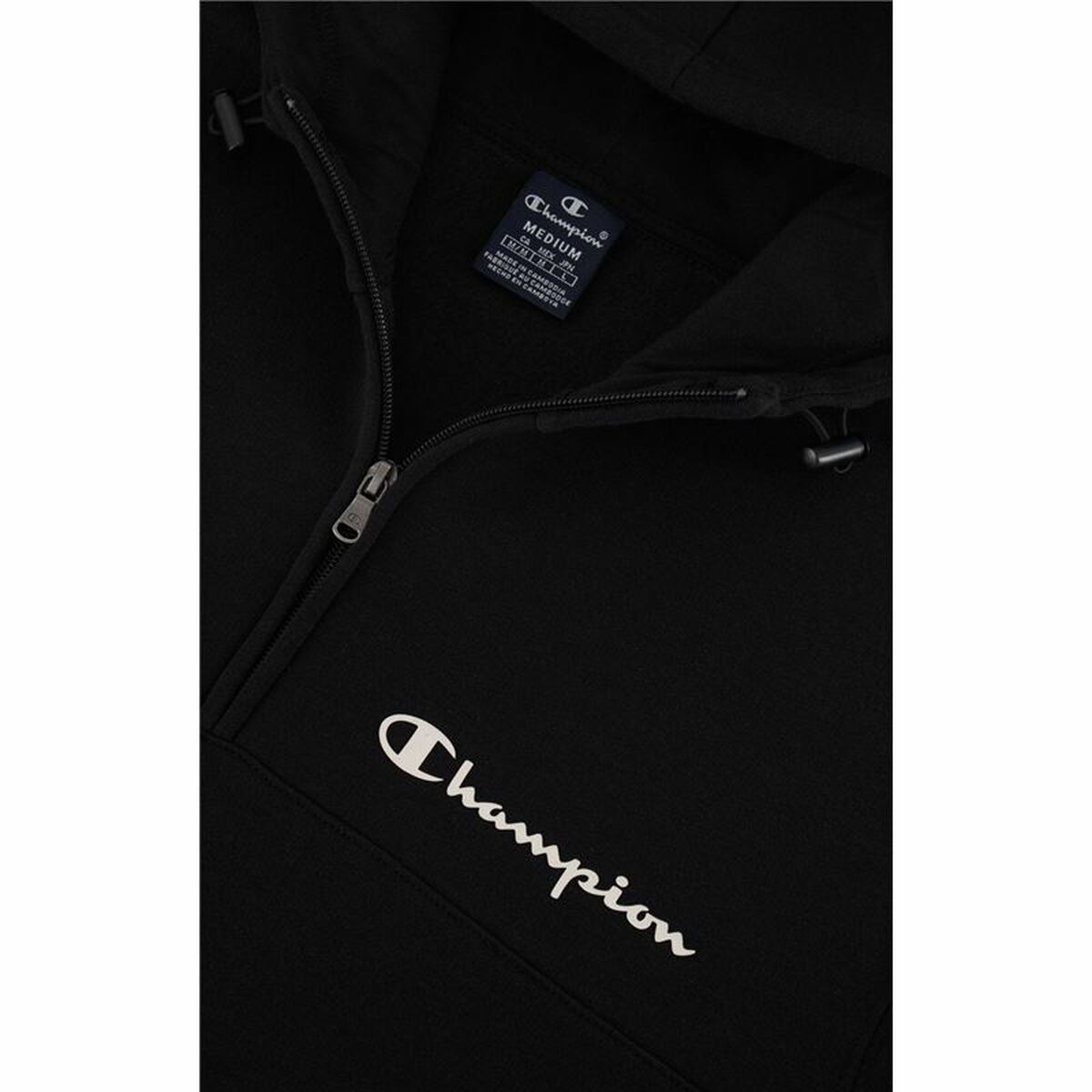 Herren Sweater mit Kapuze Champion Legacy Schwarz - AWK Flagship