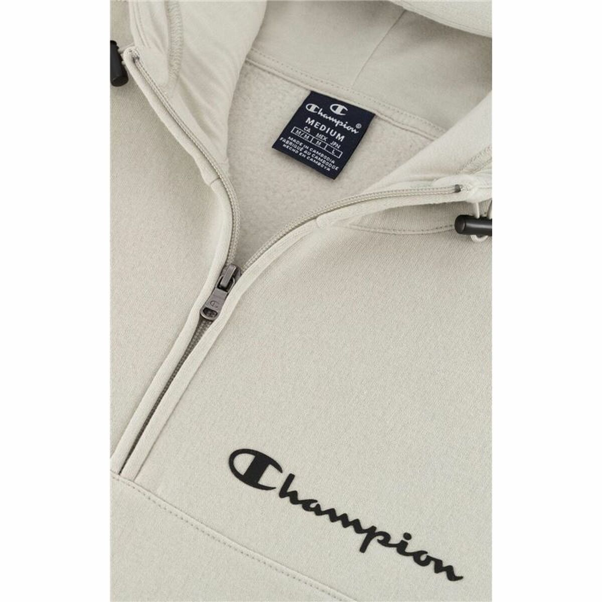 Herren Sweater mit Kapuze Champion Legacy Beige - AWK Flagship