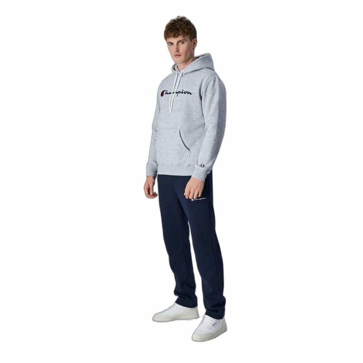 Herren Sweater mit Kapuze Champion Legacy Grau - AWK Flagship