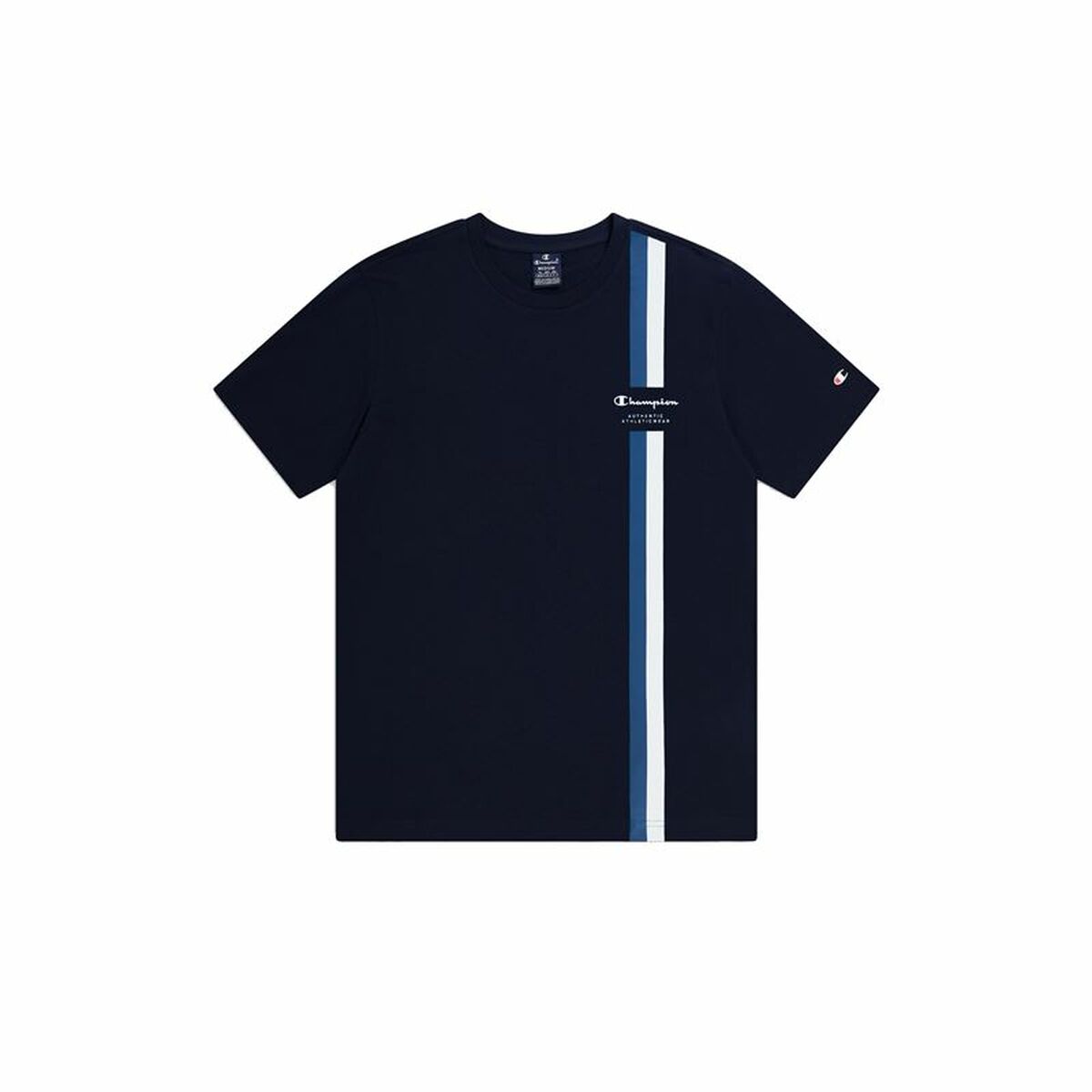 Herren Kurzarm-T-Shirt Champion Crewneck Schwarz