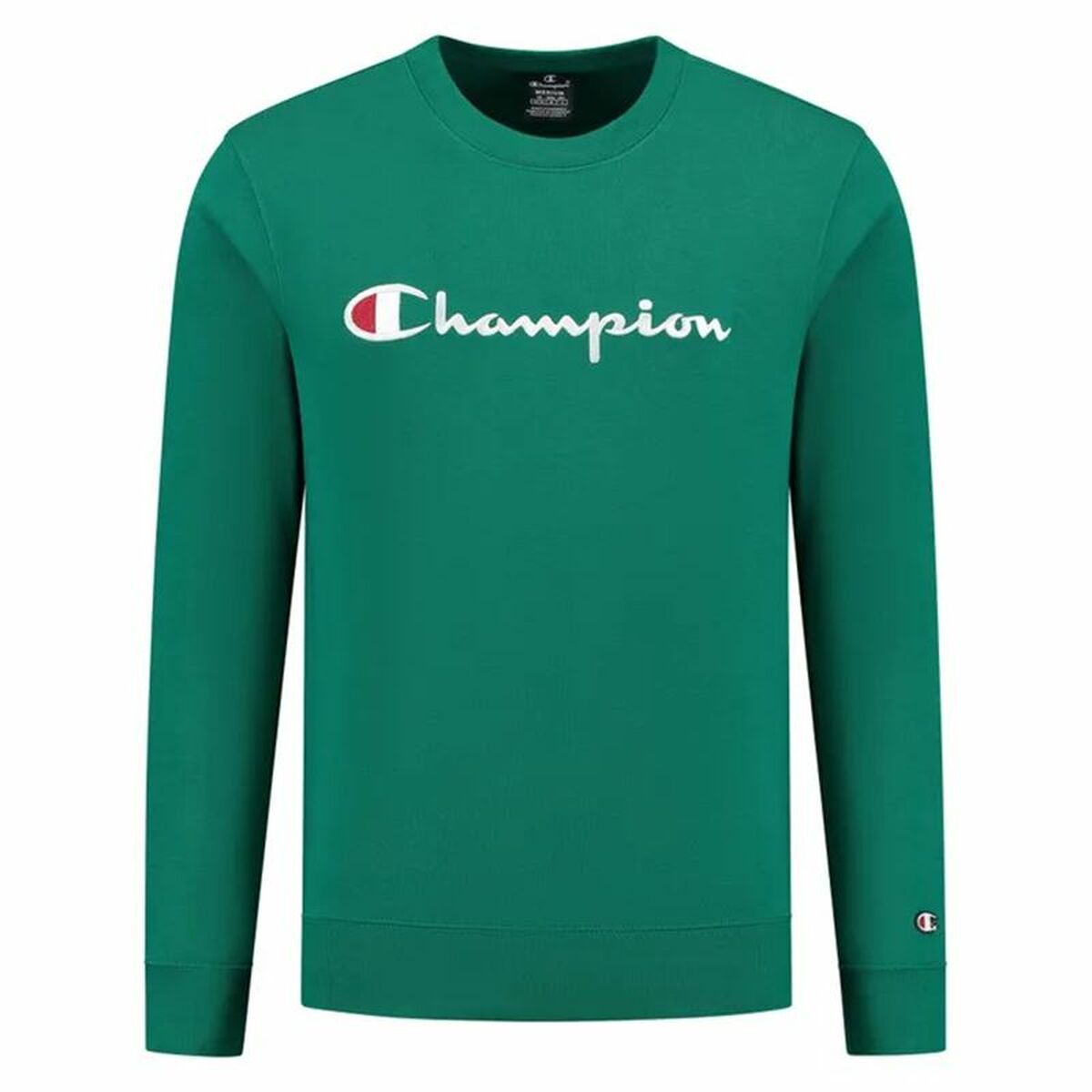 Herren Sweater ohne Kapuze Champion Crewneck grün - AWK Flagship