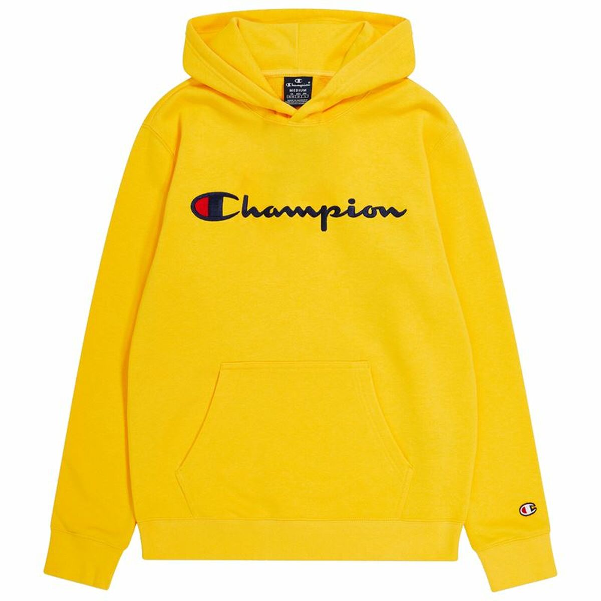 Kinder-Sweatshirt Champion Hooded Gelb - AWK Flagship