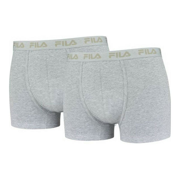 Fila Boxershorts Herren Grau Baumwolle und Elastan - Mode & Accessoires