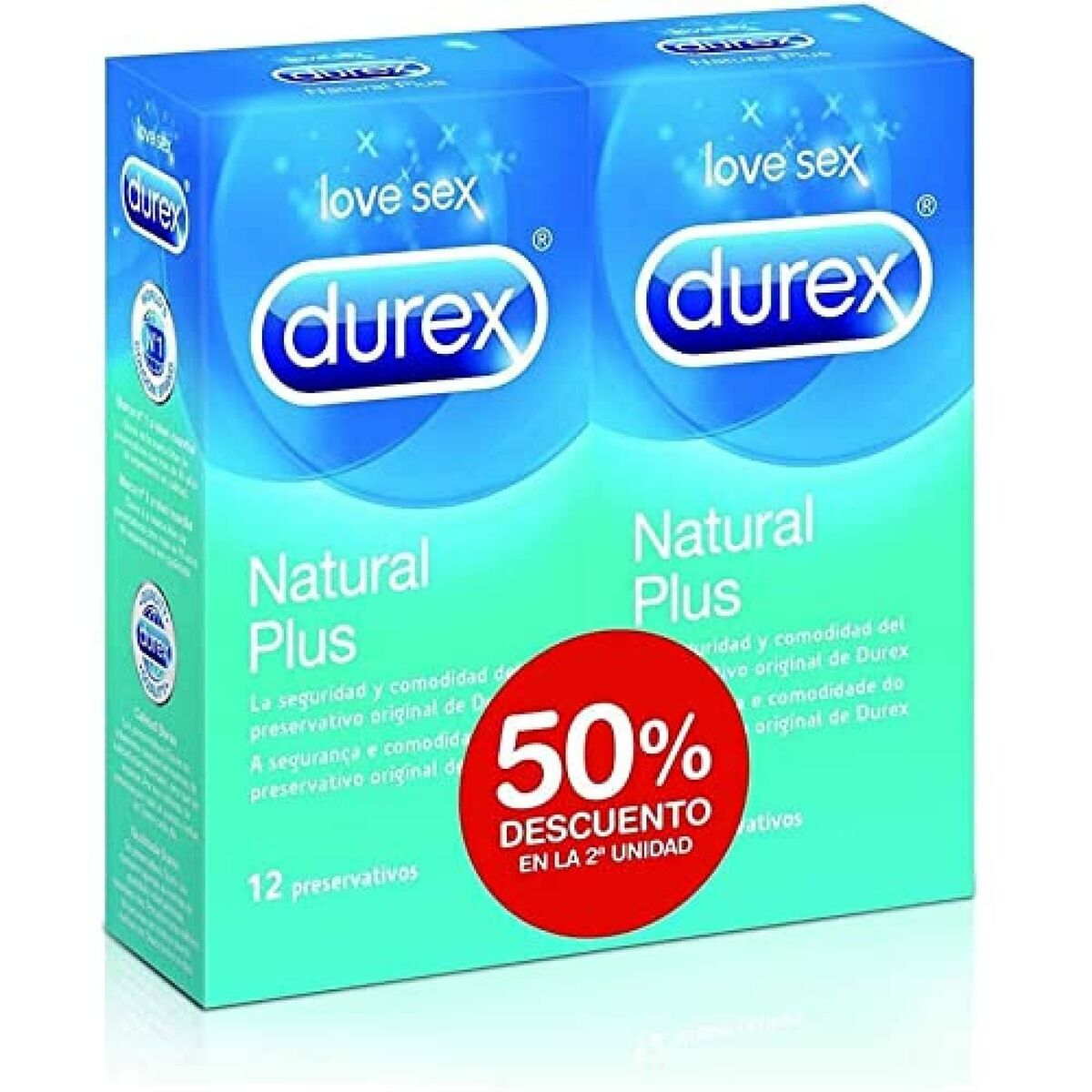 Kondome Durex Natural Plus 24 Stück - AWK Flagship