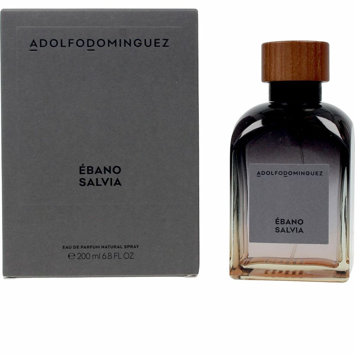 Herrenparfüm Adolfo Dominguez Ébano Salvia EDP 200 ml - AWK Flagship