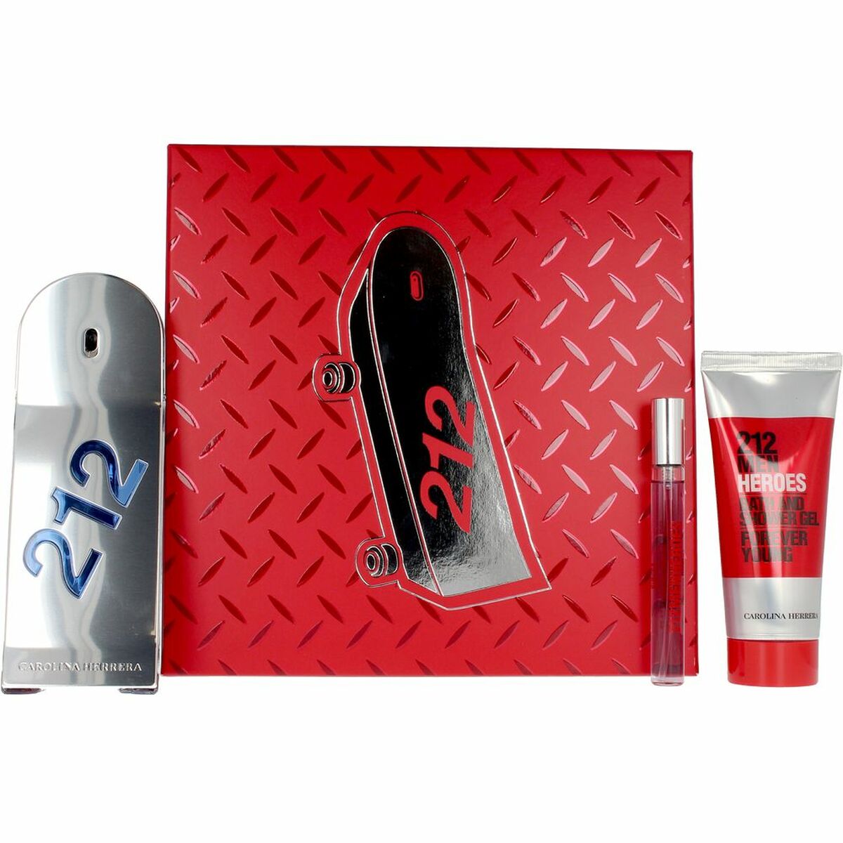 Set mit  Carolina Herrera 212 Men Heroes 3 Stk. - Herren - AWK Flagship