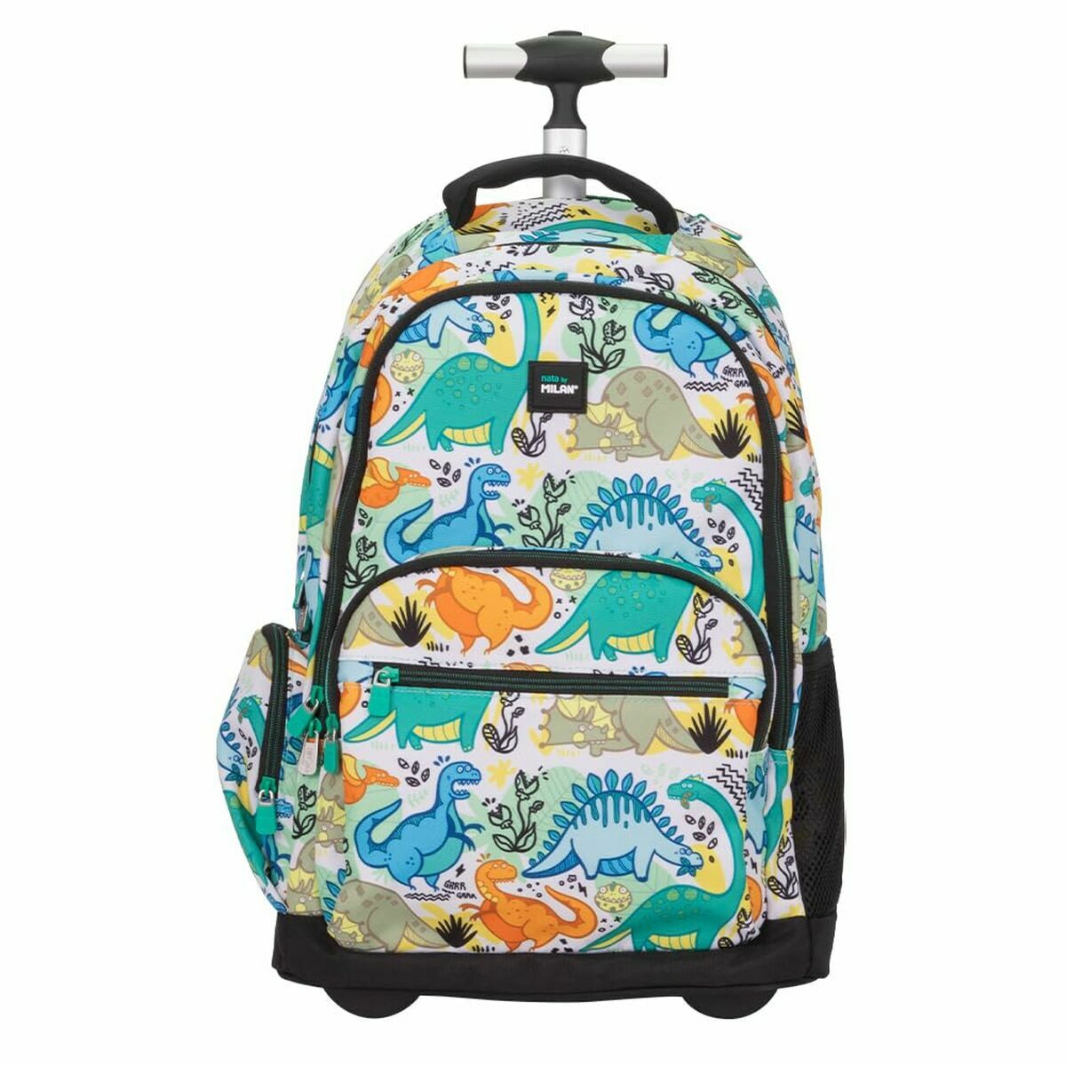 Schulrucksack Milan Dinosaurier 25 L grün - AWK Flagship