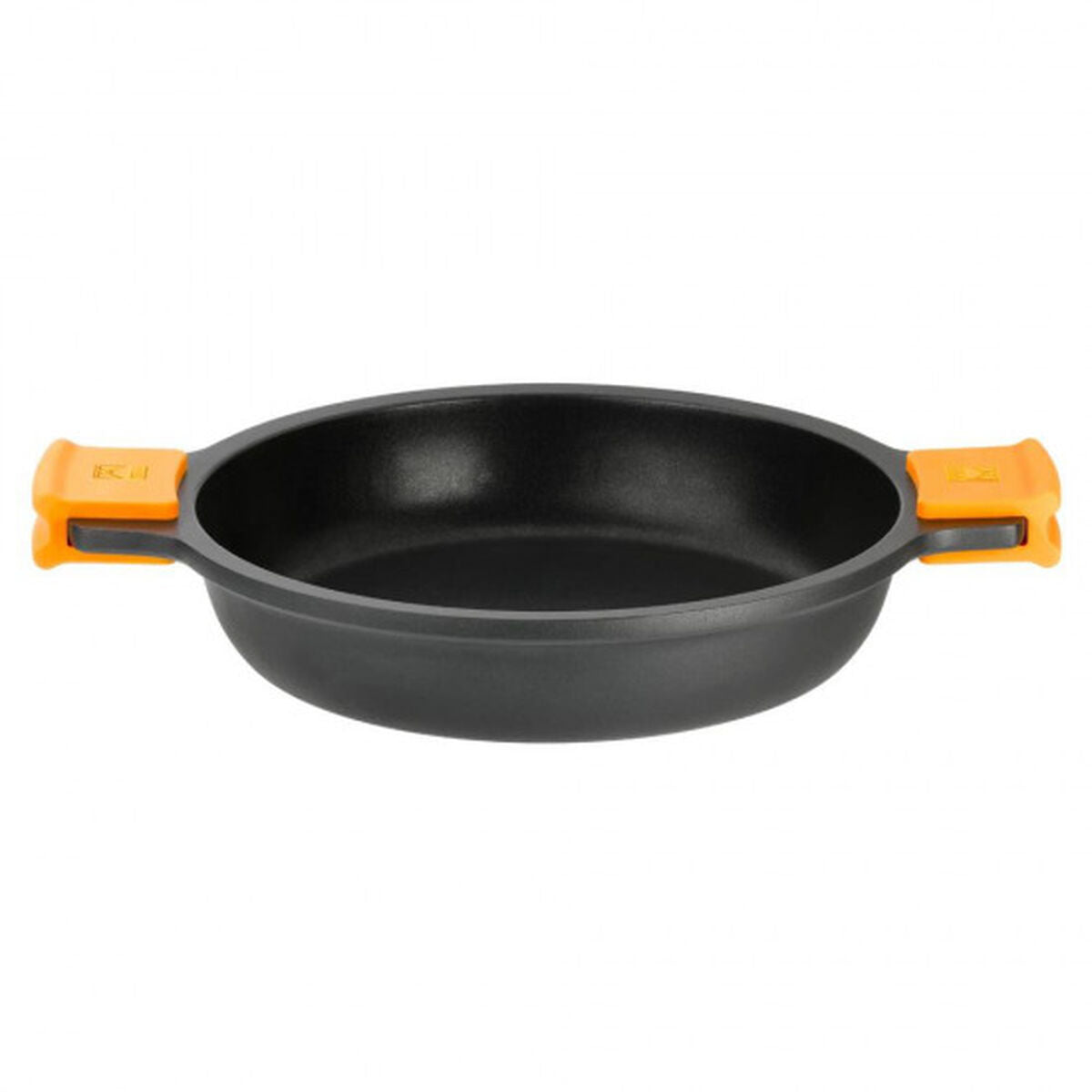 Kasserolle BRA A270545 Schwarz Schwarz/Orange Metall Aluminium (45 cm) - AWK Flagship