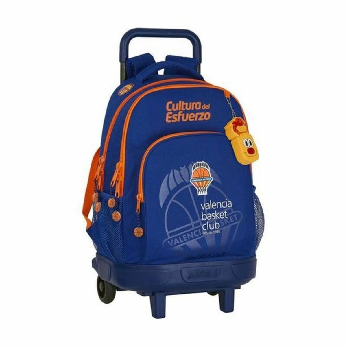 Schulrucksack mit Rädern Compact Valencia Basket M918 Blau Orange (33 x 45 x 22 cm) - AWK Flagship