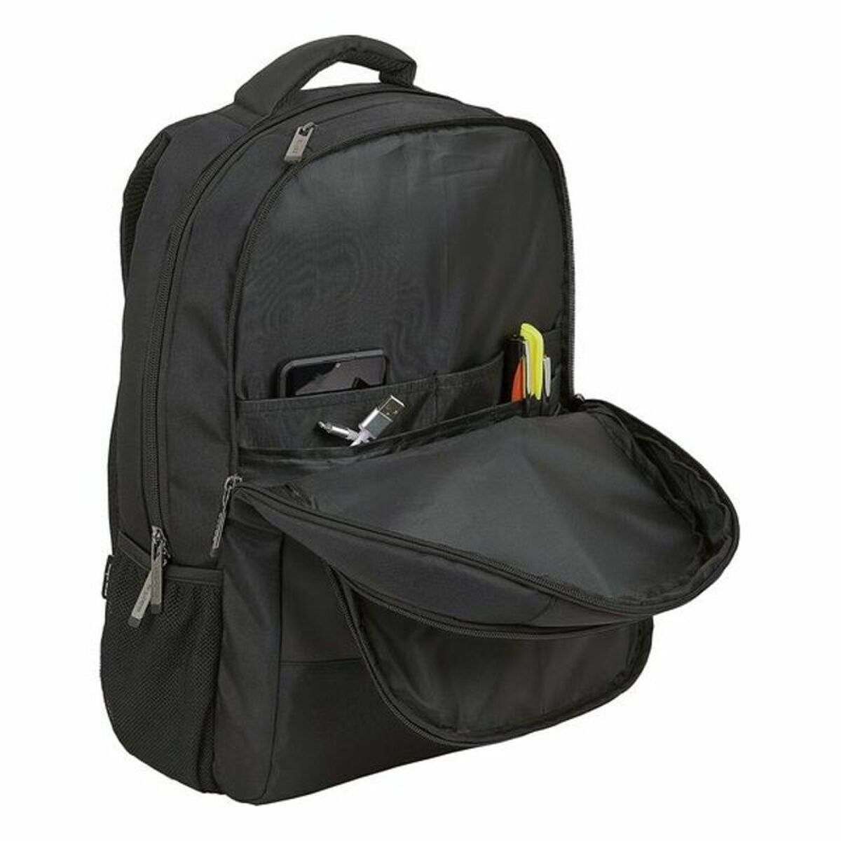 Laptop- und Tablet-Rucksack mit USB-Anschluss Safta 15,6'' Schwarz 30 x 43 x 16 cm - AWK Flagship