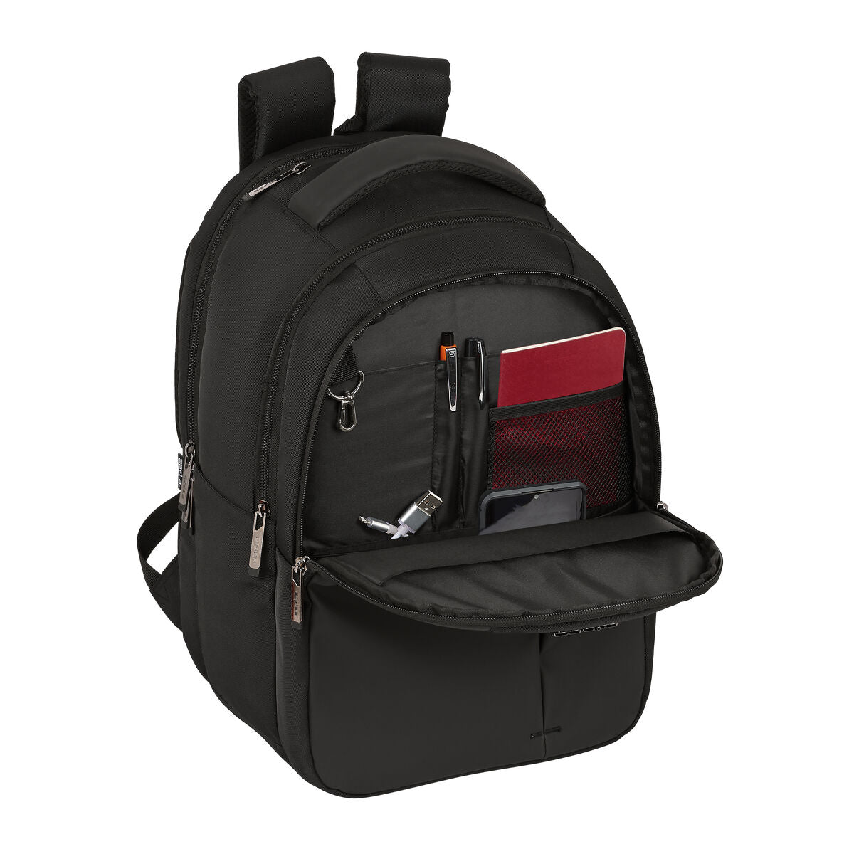 Laptop- und Tablet-Rucksack mit USB-Anschluss Safta Business Schwarz (31 x 45 x 23 cm) - AWK Flagship