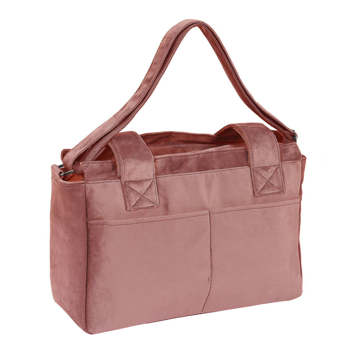 Wickeltasche Safta Marsala Rosa (46 x 26 x 15 cm) - AWK Flagship