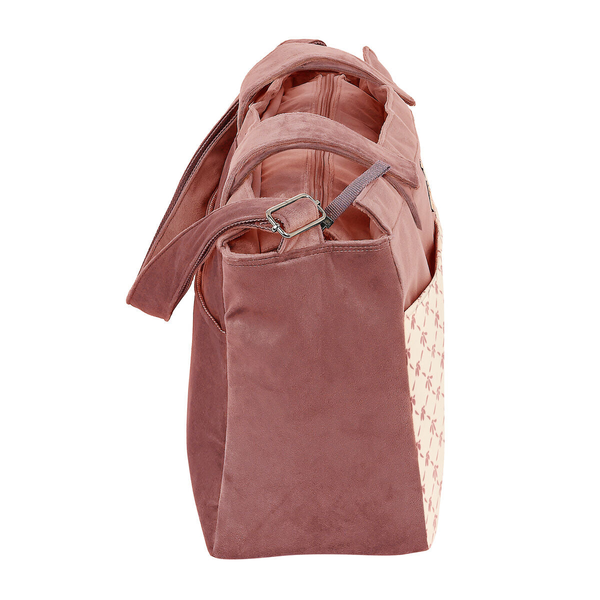 Wickeltasche Safta Marsala Rosa (46 x 26 x 15 cm) - AWK Flagship