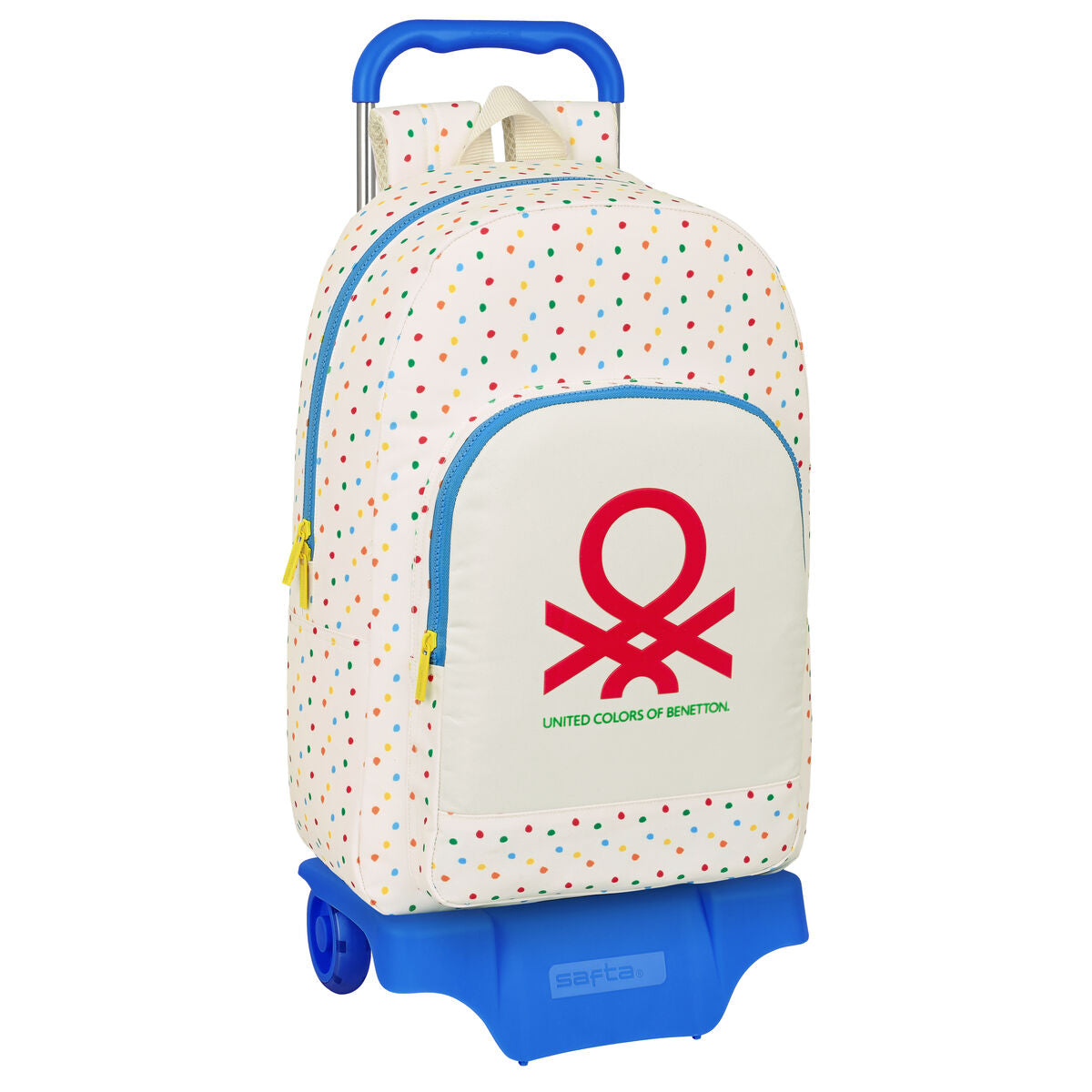 Schulrucksack mit Rädern Benetton Topitos (30 x 46 x 14 cm) - AWK Flagship