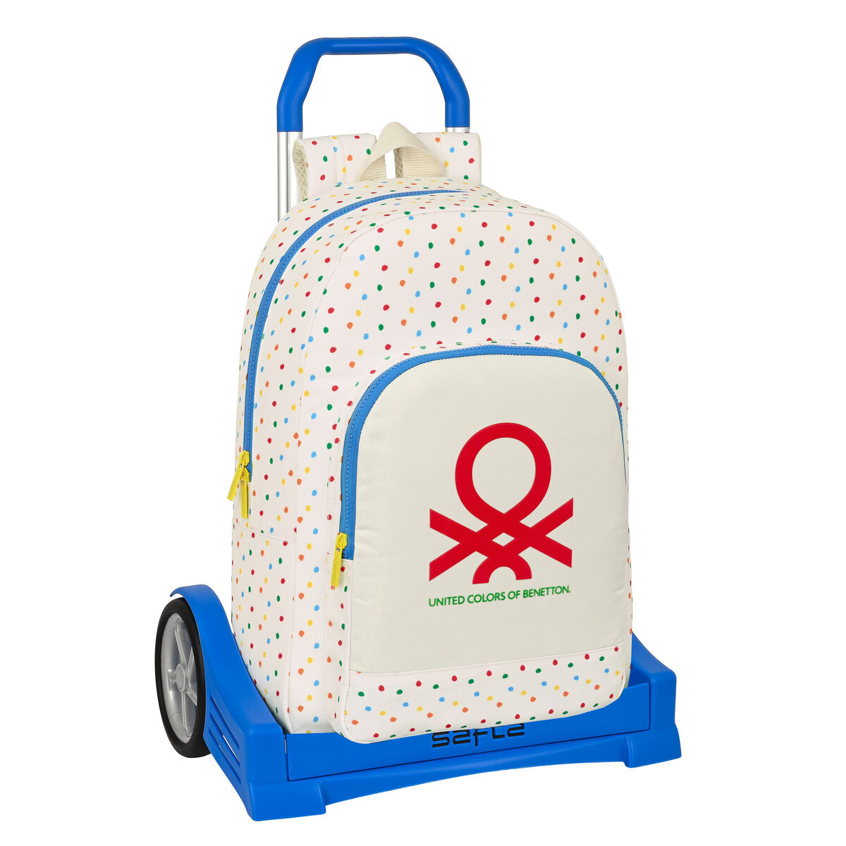 Schulrucksack mit Rädern Benetton Topitos (30 x 46 x 14 cm) - AWK Flagship