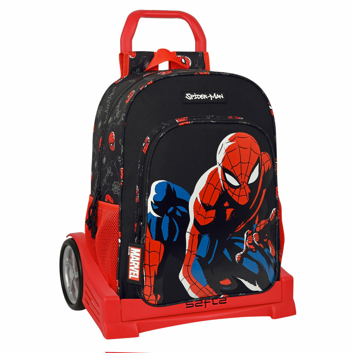 Kaufe Schulrucksack mit Rädern Safta Schwarz Spiderman Rot 33 x 14 x 42 cm bei AWK Flagship um € 72.00