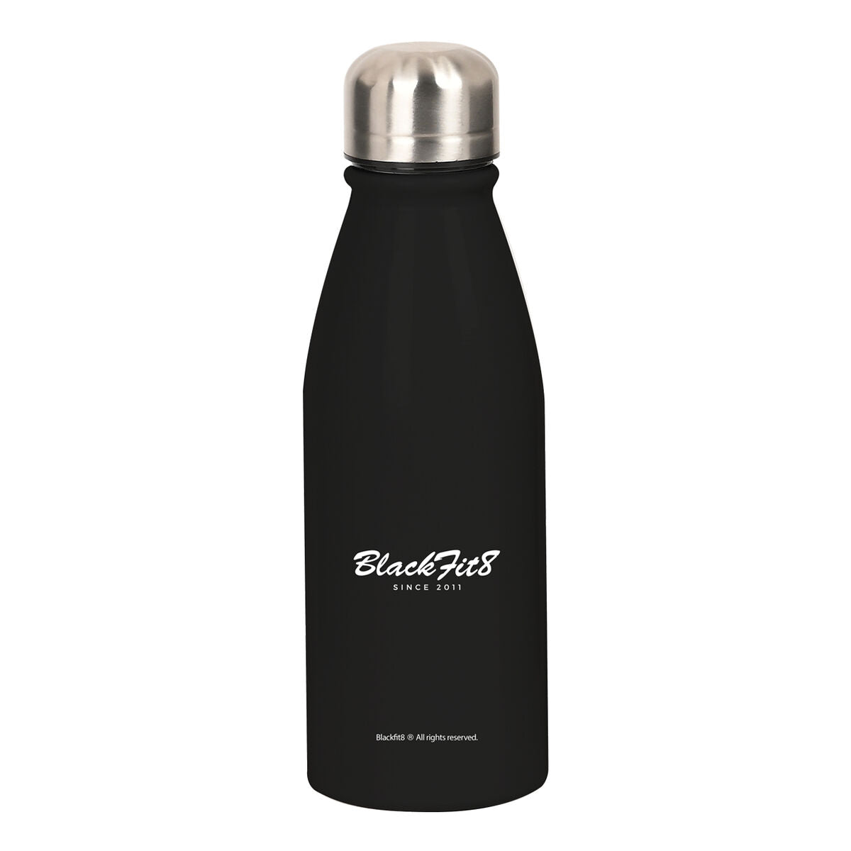 Wasserflasche BlackFit8 Schwarz Grau 500 ml - AWK Flagship