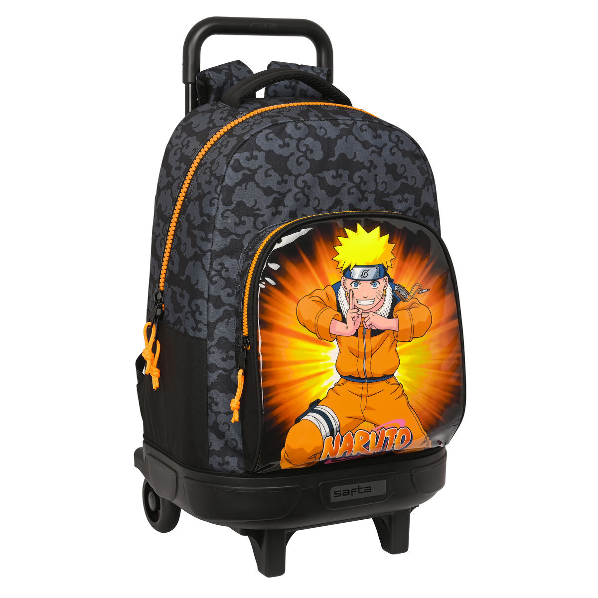 Schulrucksack mit Rädern Naruto Schwarz Orange 33 X 45 X 22 cm - AWK Flagship