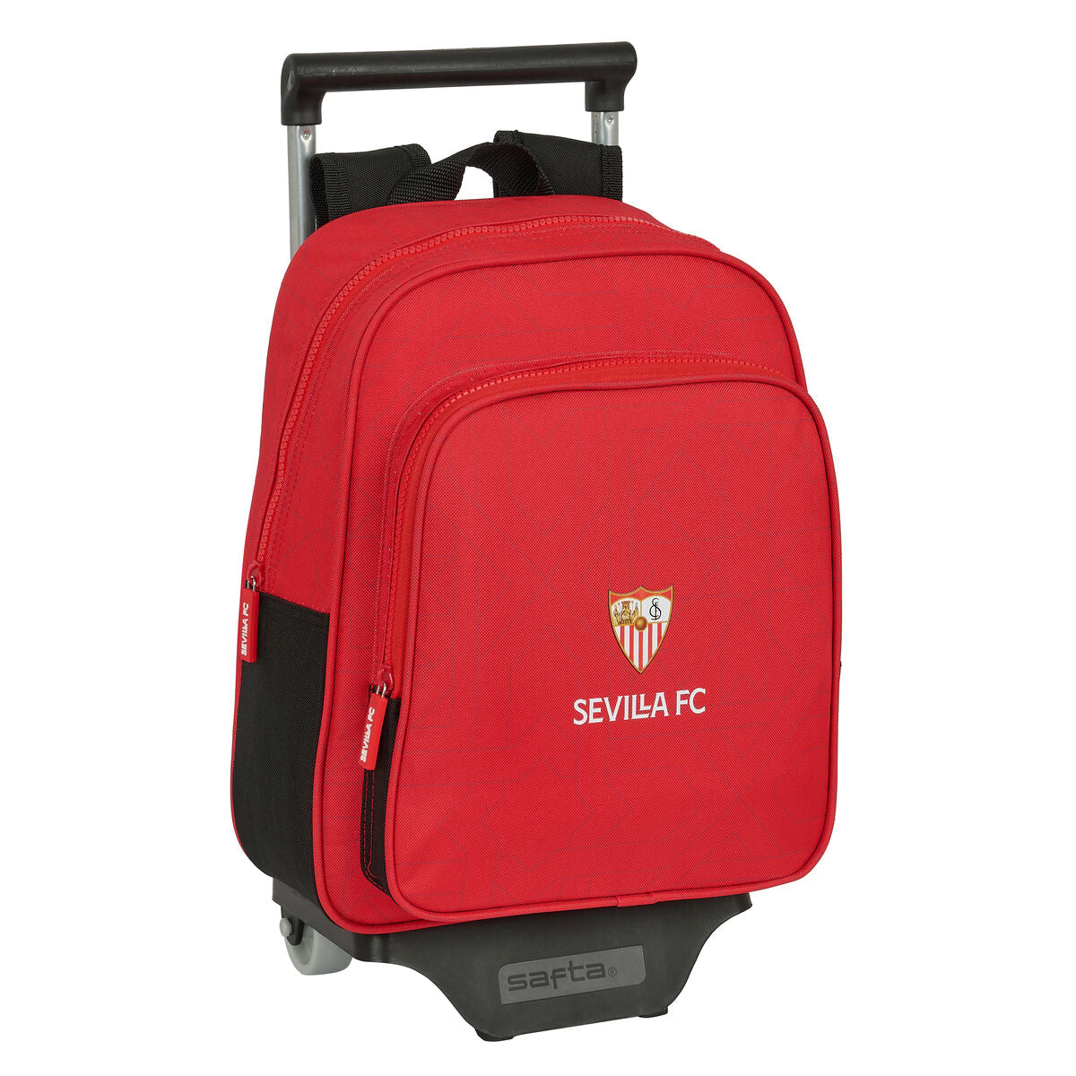 Schulrucksack mit Rädern Sevilla Fútbol Club Schwarz Rot 28 x 34 x 10 cm - AWK Flagship