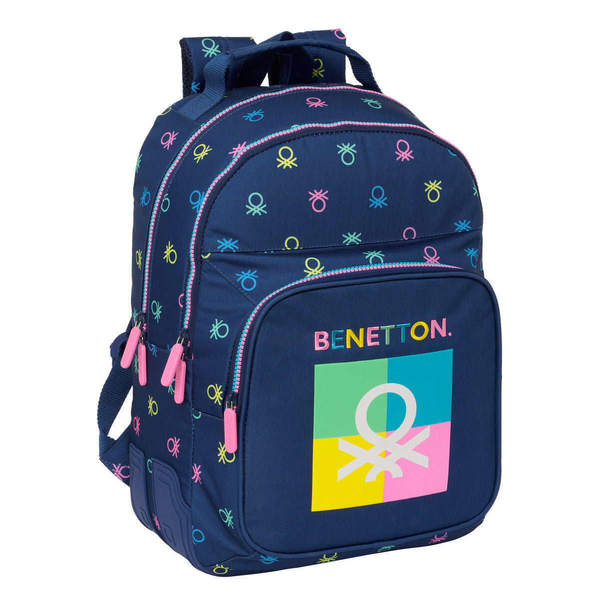 Schulrucksack Benetton Cool Marineblau 32 x 42 x 15 cm - AWK Flagship