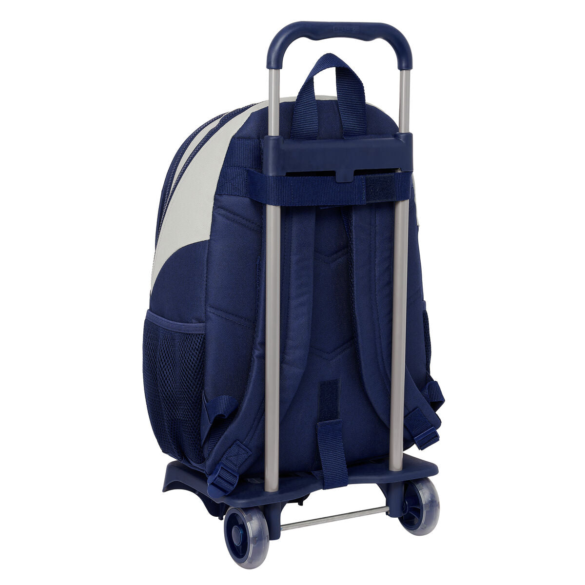 Schulrucksack mit Rädern Benetton Varsity Grau Marineblau 32 x 44 x 16 cm - AWK Flagship