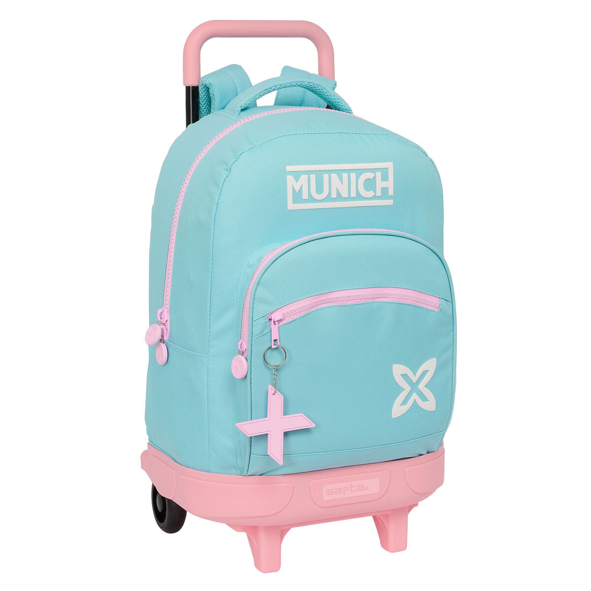 Schulrucksack mit Rädern Munich Heaven Himmelsblau 33 x 45 x 22 cm - AWK Flagship