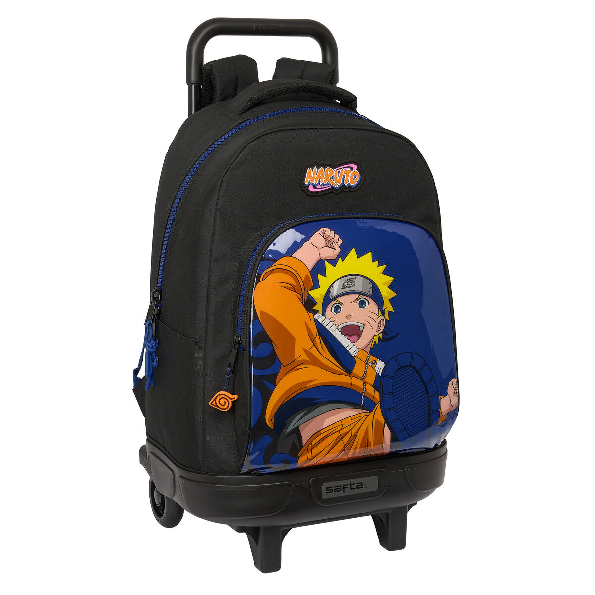 Schulrucksack mit Rädern Naruto Ninja Blau Schwarz 33 x 45 x 22 cm - AWK Flagship