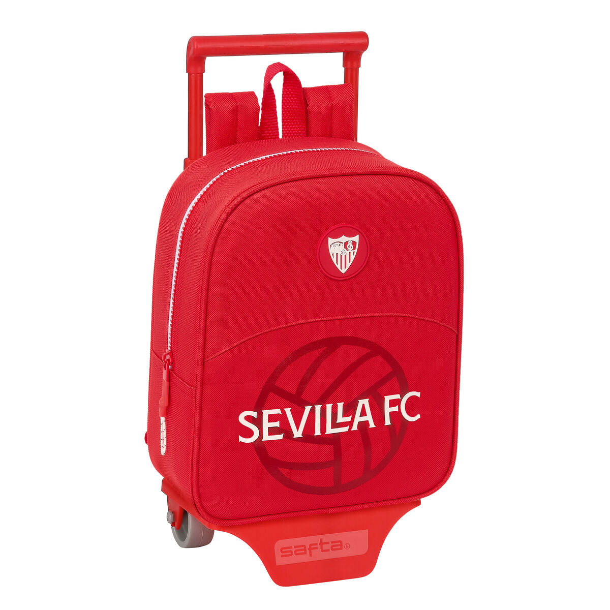 Schulrucksack mit Rädern Sevilla Fútbol Club Rot 22 x 27 x 10 cm - AWK Flagship