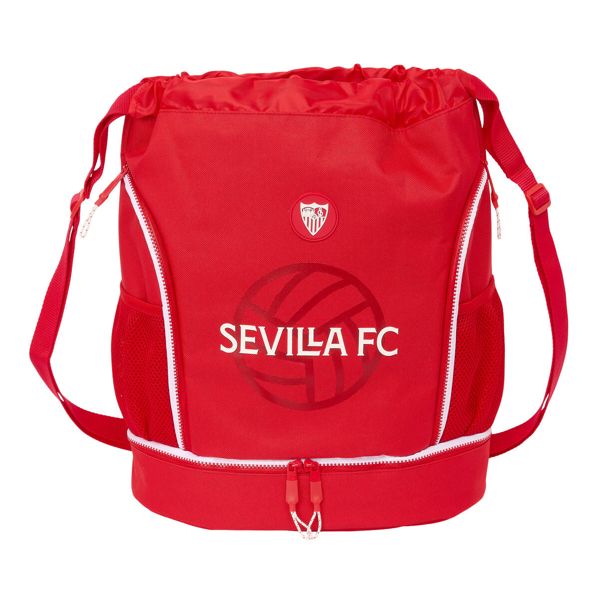 Rucksacktasche mit Bändern Sevilla Fútbol Club Rot 35 x 40 x 1 cm - AWK Flagship