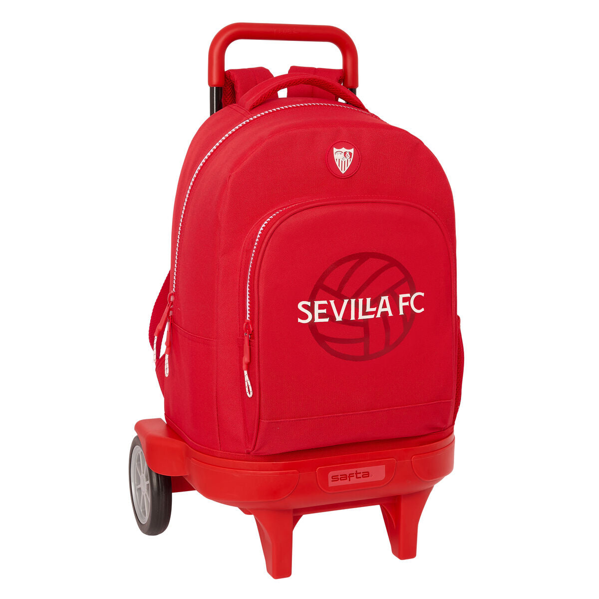 Schulrucksack mit Rädern Sevilla Fútbol Club Rot 33 x 45 x 22 cm - AWK Flagship