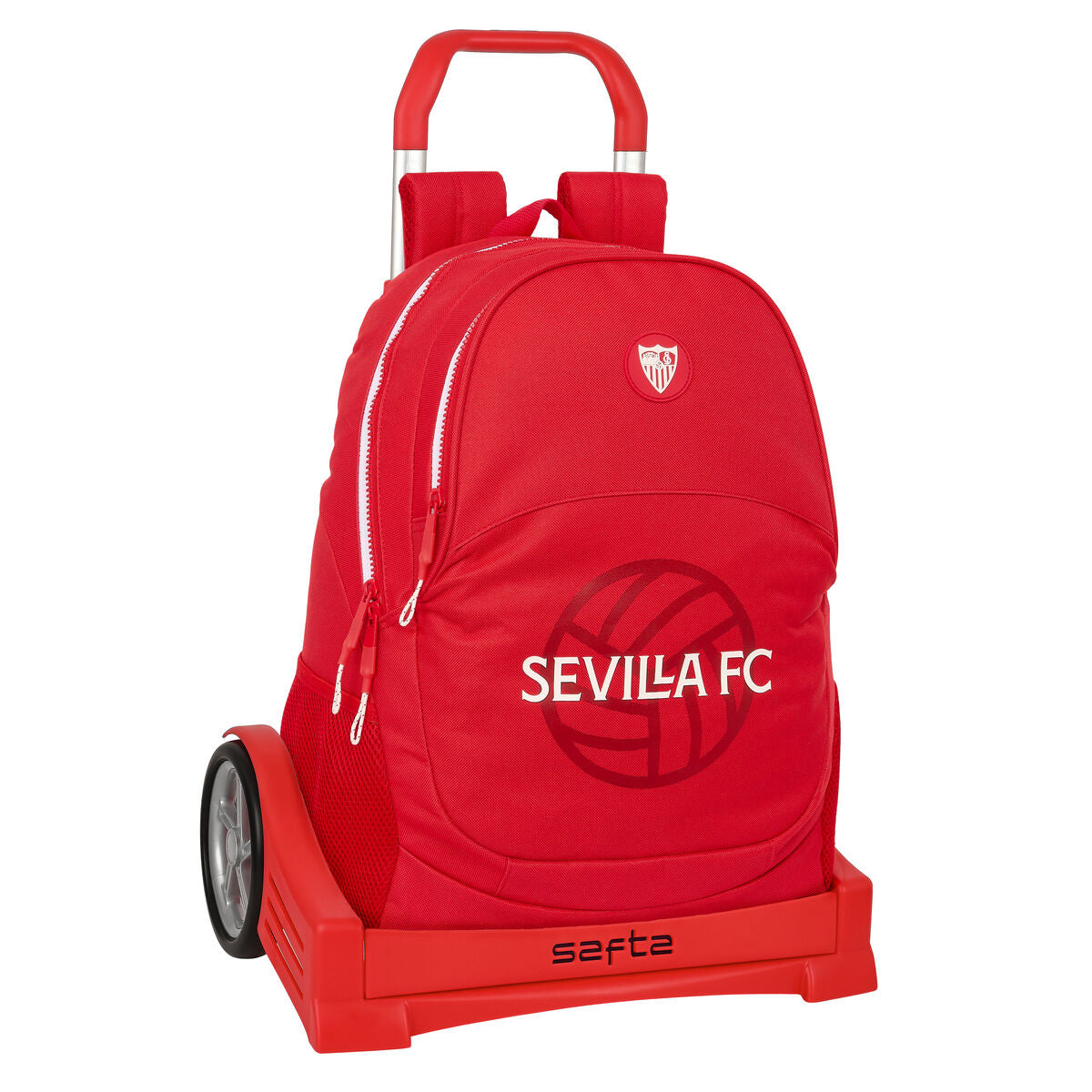 Schulrucksack mit Rädern Sevilla Fútbol Club Rot 32 x 44 x 16 cm - AWK Flagship