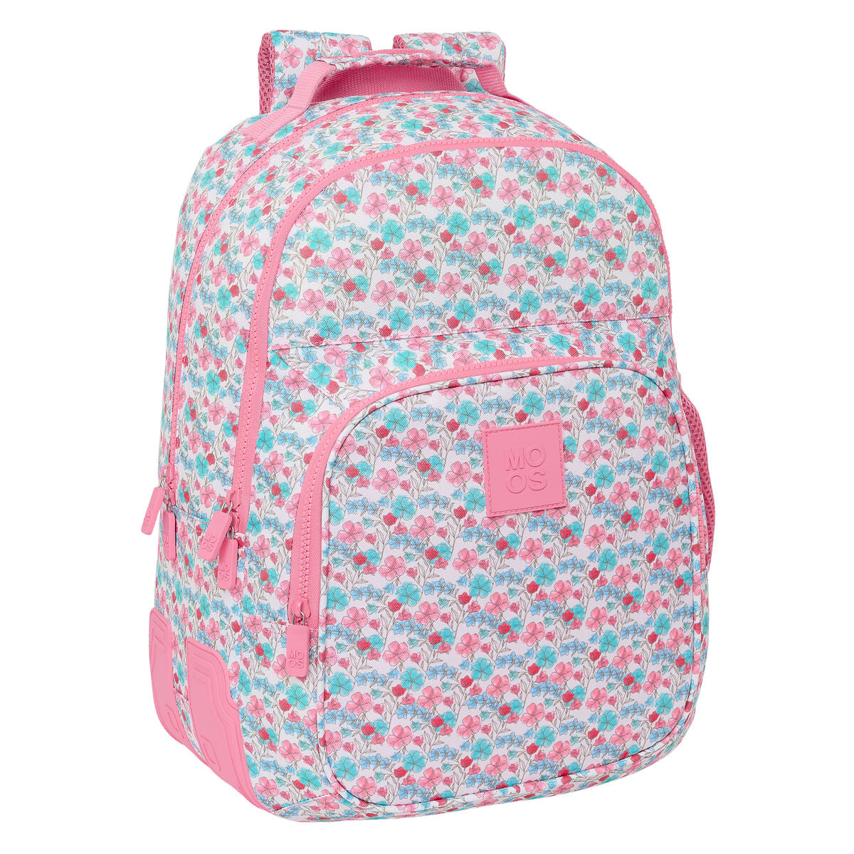 Schulrucksack Moos Flores Bunt 32 x 42 x 15 cm - AWK Flagship