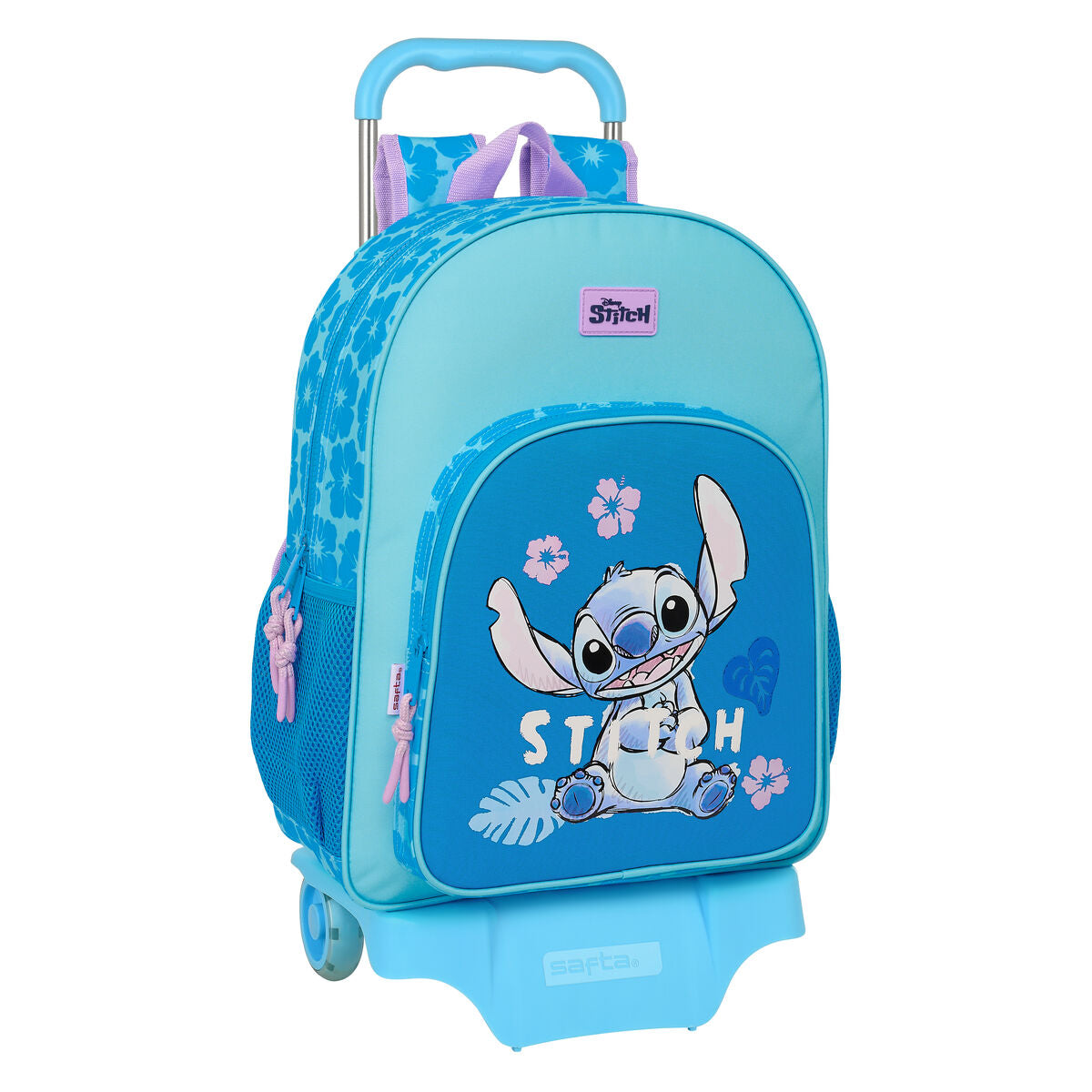 Schulrucksack mit Rädern Lilo & Stitch Hawaii Blau 33 x 42 x 14 cm - AWK Flagship