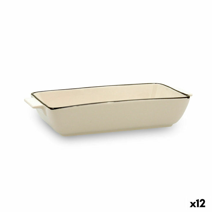 Kochtopf Quid Cocco aus Keramik Weiß (23 x 11 x 4,5 cm) (Pack 12x) - AWK Flagship