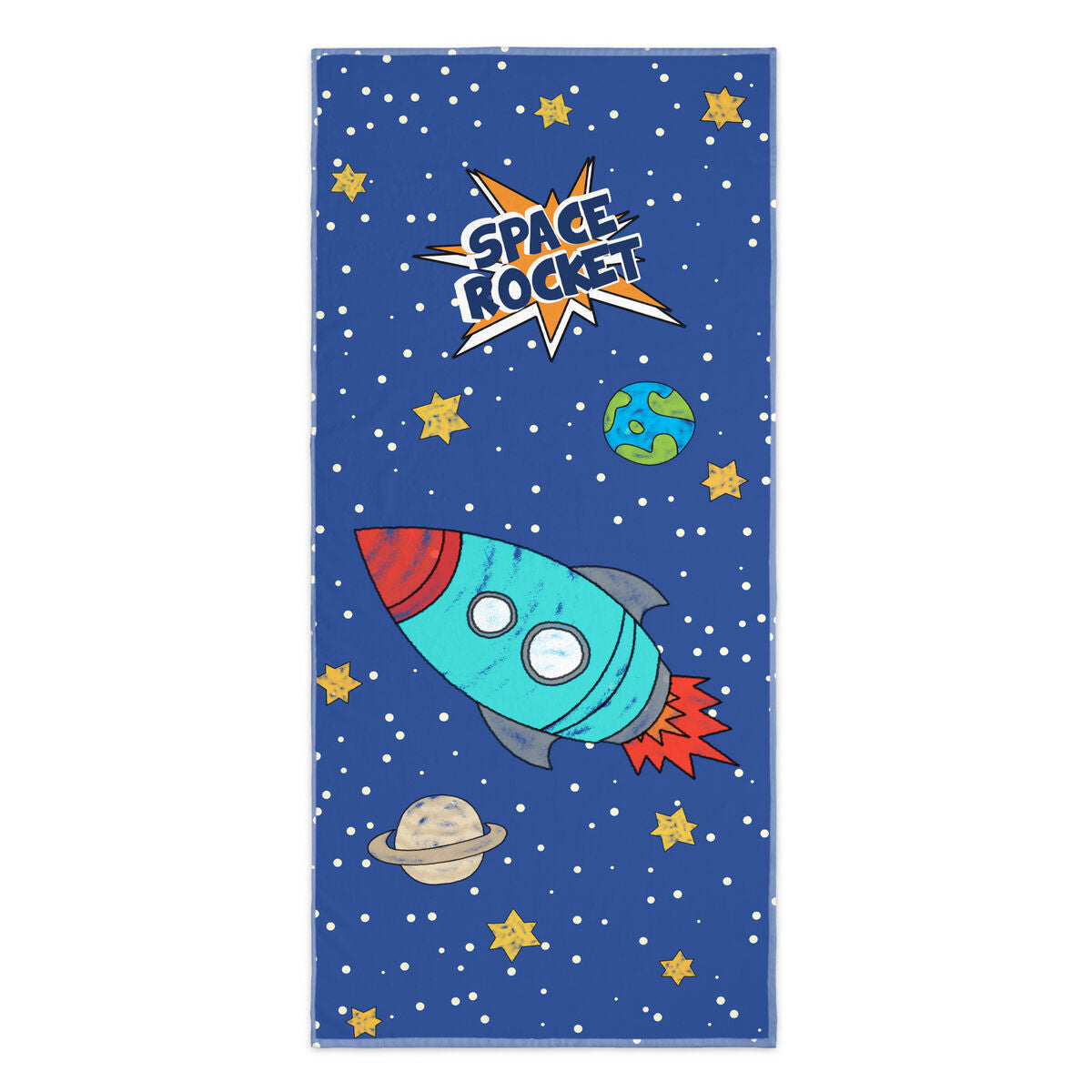 Badetuch HappyFriday Mr Fox Space Rocket Bunt 70 x 150 cm - AWK Flagship