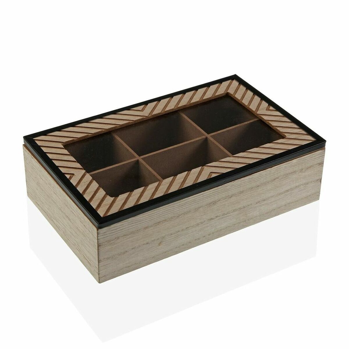 Dekorative Box Versa Cohen Holz Minimalistisch Holz MDF (17 x 7 x 24 cm) - AWK Flagship