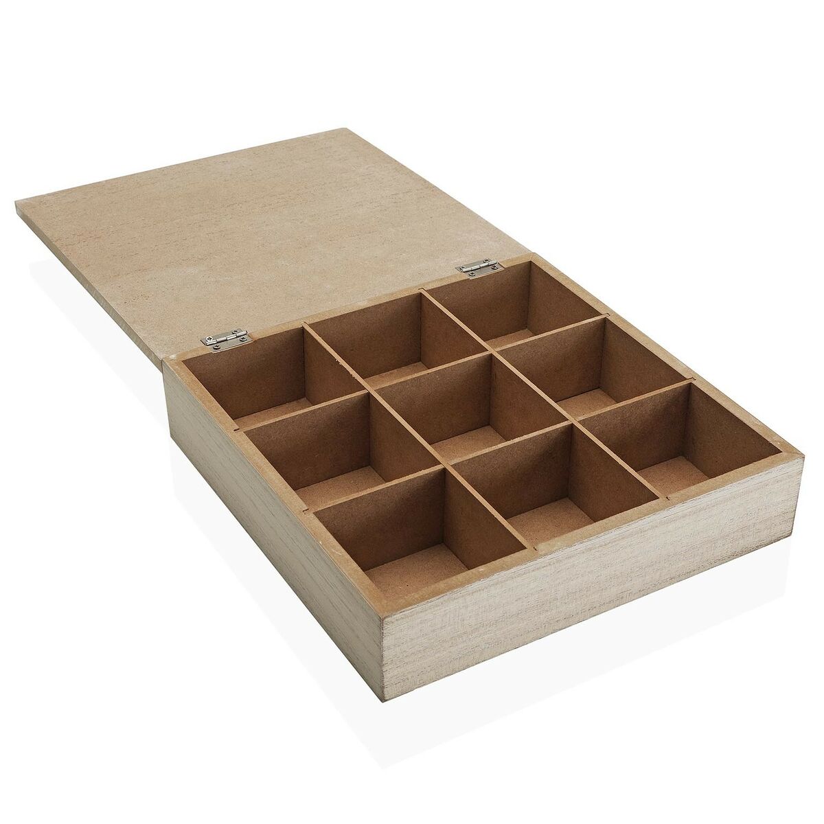 Dekorative Box Versa Baum Holz 24 x 6 x 24 cm - AWK Flagship