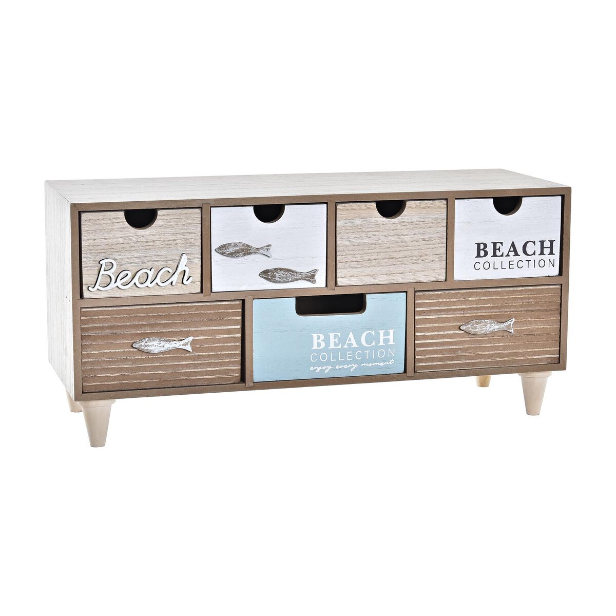 Box-Schmuckkästchen DKD Home Decor 40 x 16 x 19 cm Holz Braun türkis - AWK Flagship