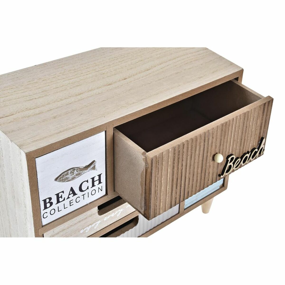 Box-Schmuckkästchen DKD Home Decor 29 x 14 x 22 cm Holz Braun türkis - AWK Flagship