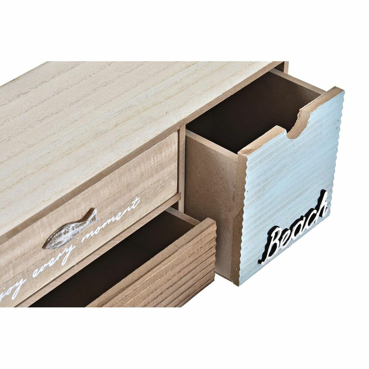 Box-Schmuckkästchen DKD Home Decor Braun türkis Holz 34 x 13 x 16 cm - AWK Flagship