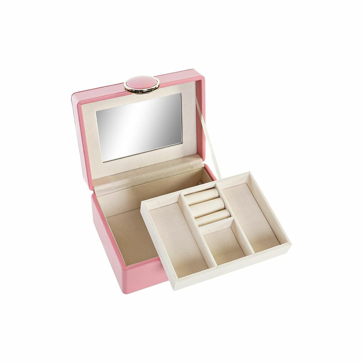 Box-Schmuckkästchen DKD Home Decor Rosa Holz MDF 23 x 17 x 10 cm - AWK Flagship