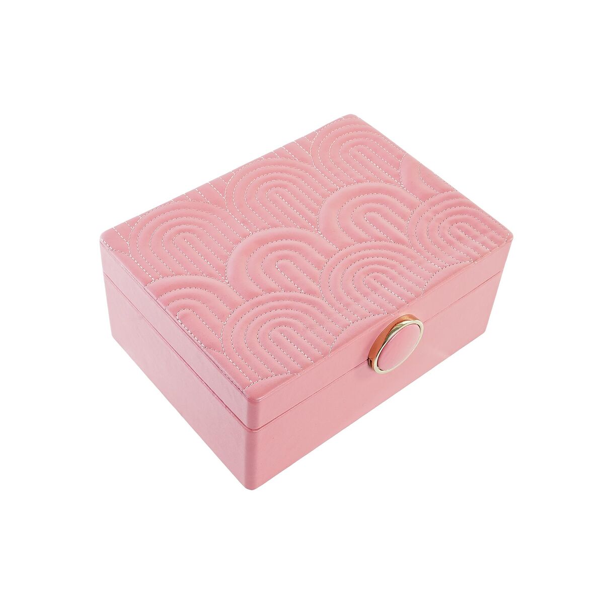 Box-Schmuckkästchen DKD Home Decor Rosa Holz MDF 17 x 13 x 8,5 cm - AWK Flagship